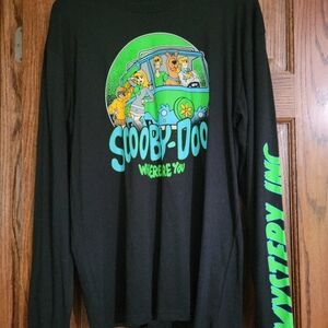 Kohl's Black Scooby-Doo Long Sleeve Tee